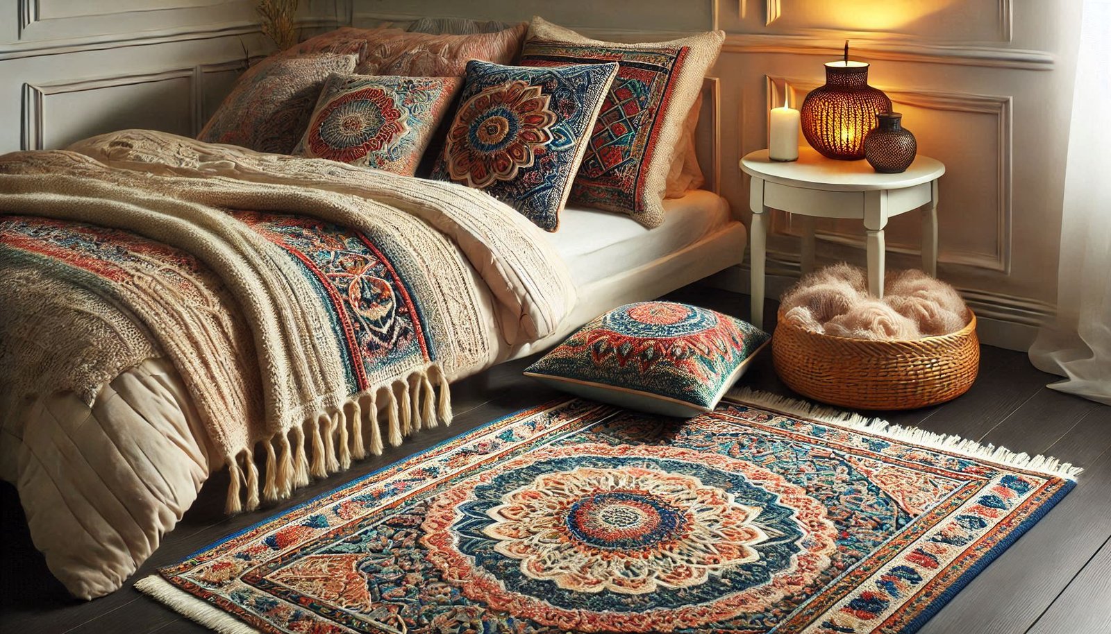 Tappeto scendiletto morbido e accogliente, perfetto per un tocco di classe nella zona notte.