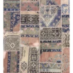 Tappeto Patchwork Antico 266x188 cm Vintage Elegante