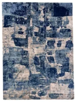 Tappeto Seta di Bambù Astratto 236x175 cm