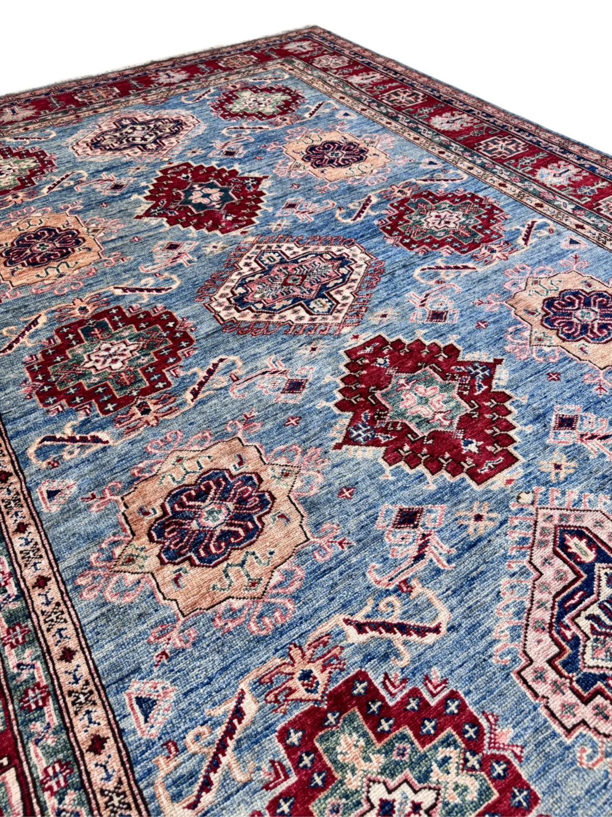Tappeto Kazak Extra Persiano 245x173 cm Elegante - immagine 8