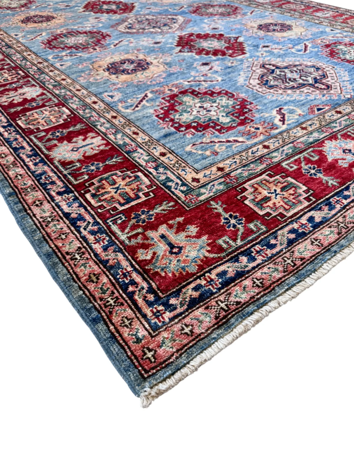 Tappeto Kazak Extra Persiano 245x173 cm Elegante - immagine 7