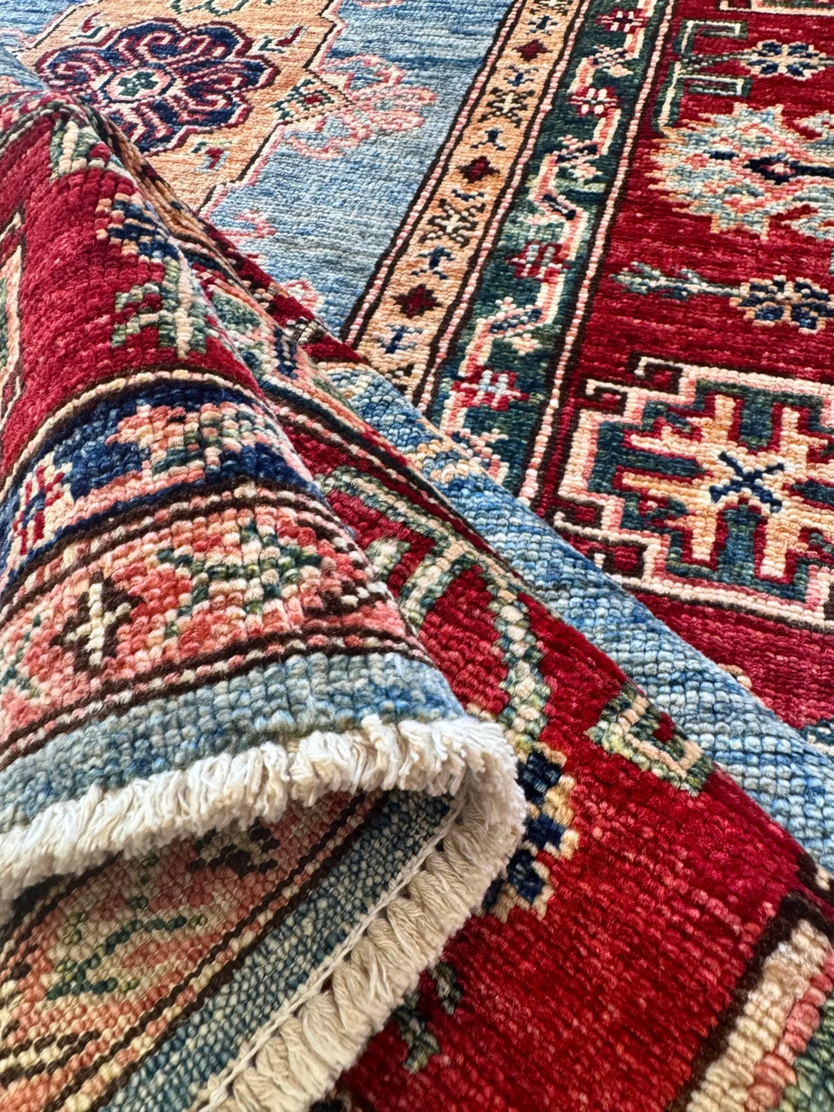 Tappeto Kazak Extra Persiano 245x173 cm Elegante - immagine 3