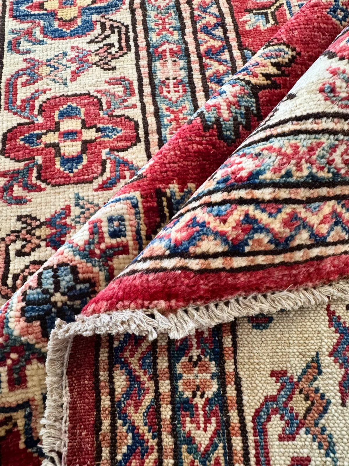 Tappeto Antico Kazak Extra 245x181 cm - immagine 5