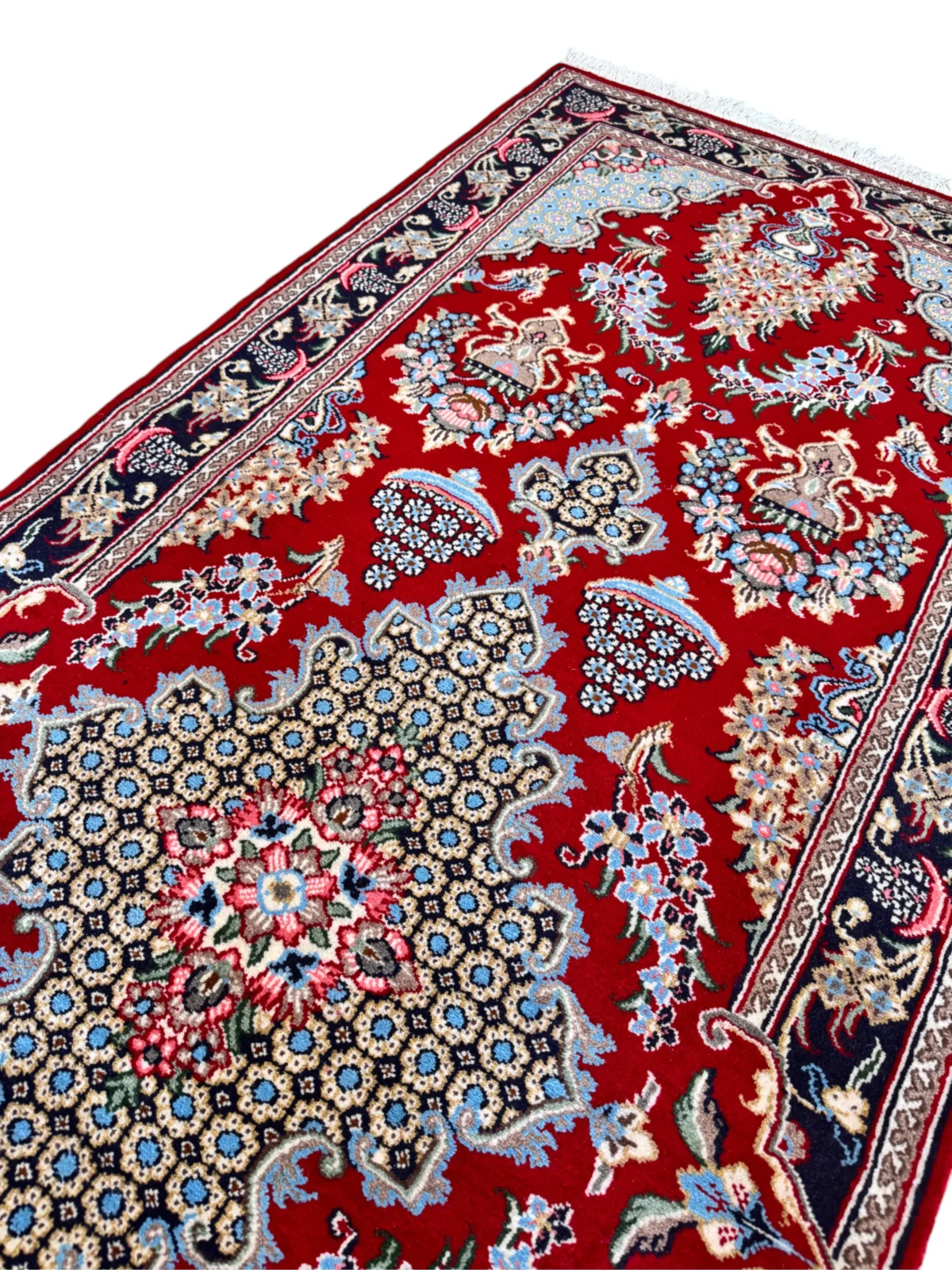 Tappeto Qum Extra Persiano 302x78 cm fatto a mano - immagine 7