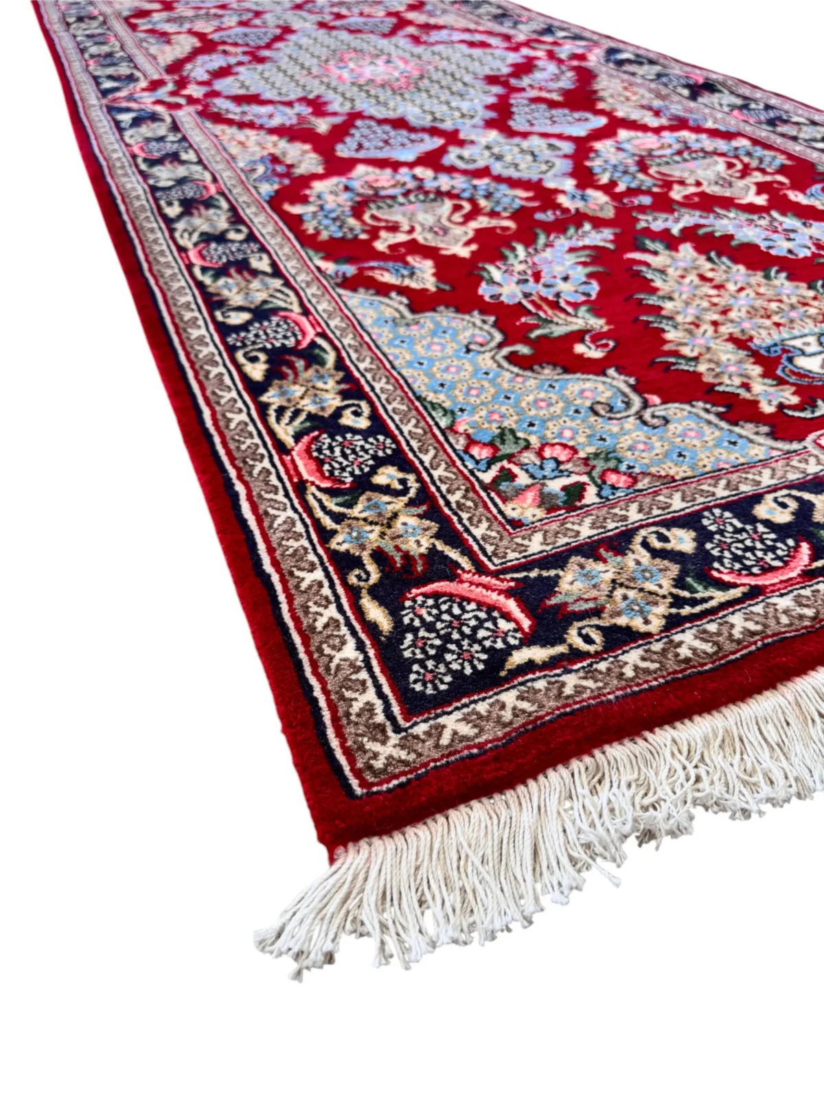 Tappeto Qum Extra Persiano 302x78 cm fatto a mano - immagine 6