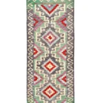 Tappeto Kilim Geometrico 187x76 cm Etnico Moderno