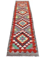 Tappeto Kilim Etnico Multicolore 192x58 cm - immagine 5