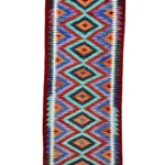 Tappeto Kilim Etnico Lana 193x76 cm Geometrie Vivaci