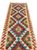 Tappeto Kilim Artigianale Etnico 197x61 cm - immagine 6