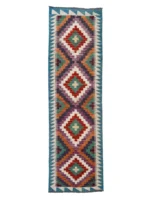 Tappeto Kilim Etico Artigianale 205x61 cm