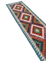 Tappeto Kilim Etico Artigianale 205x61 cm - immagine 4