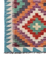 Tappeto Kilim Etico Artigianale 205x61 cm - immagine 3