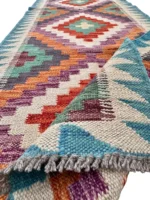 Tappeto Kilim Etico Artigianale 205x61 cm - immagine 2