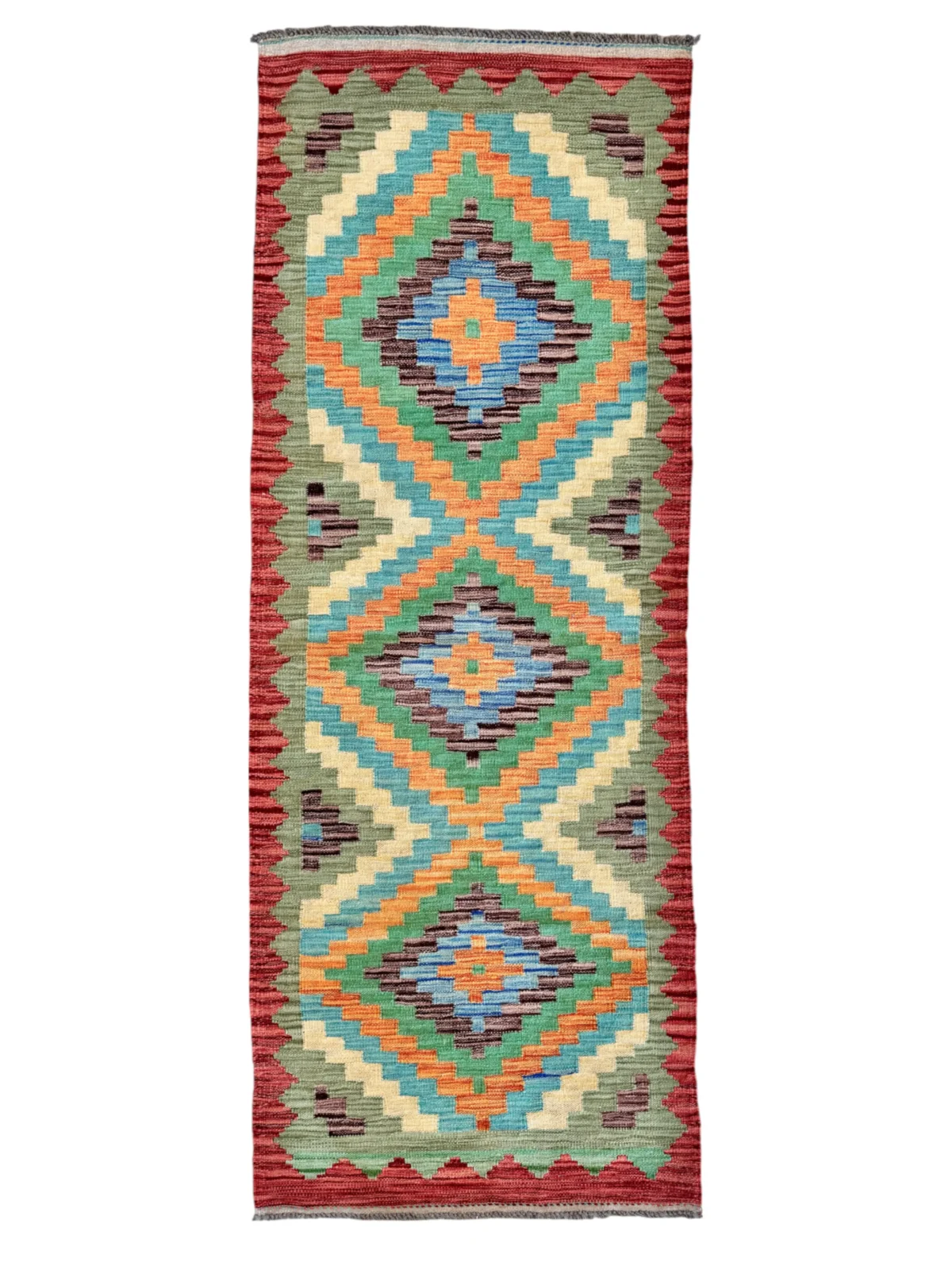 Tappeto Kilim Tradizionale 201x77 cm - immagine 1