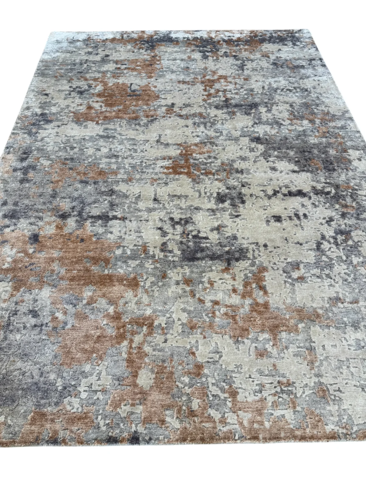 Tappeto Bamb Seta Astratto 237x169 cm Moderno - immagine 7