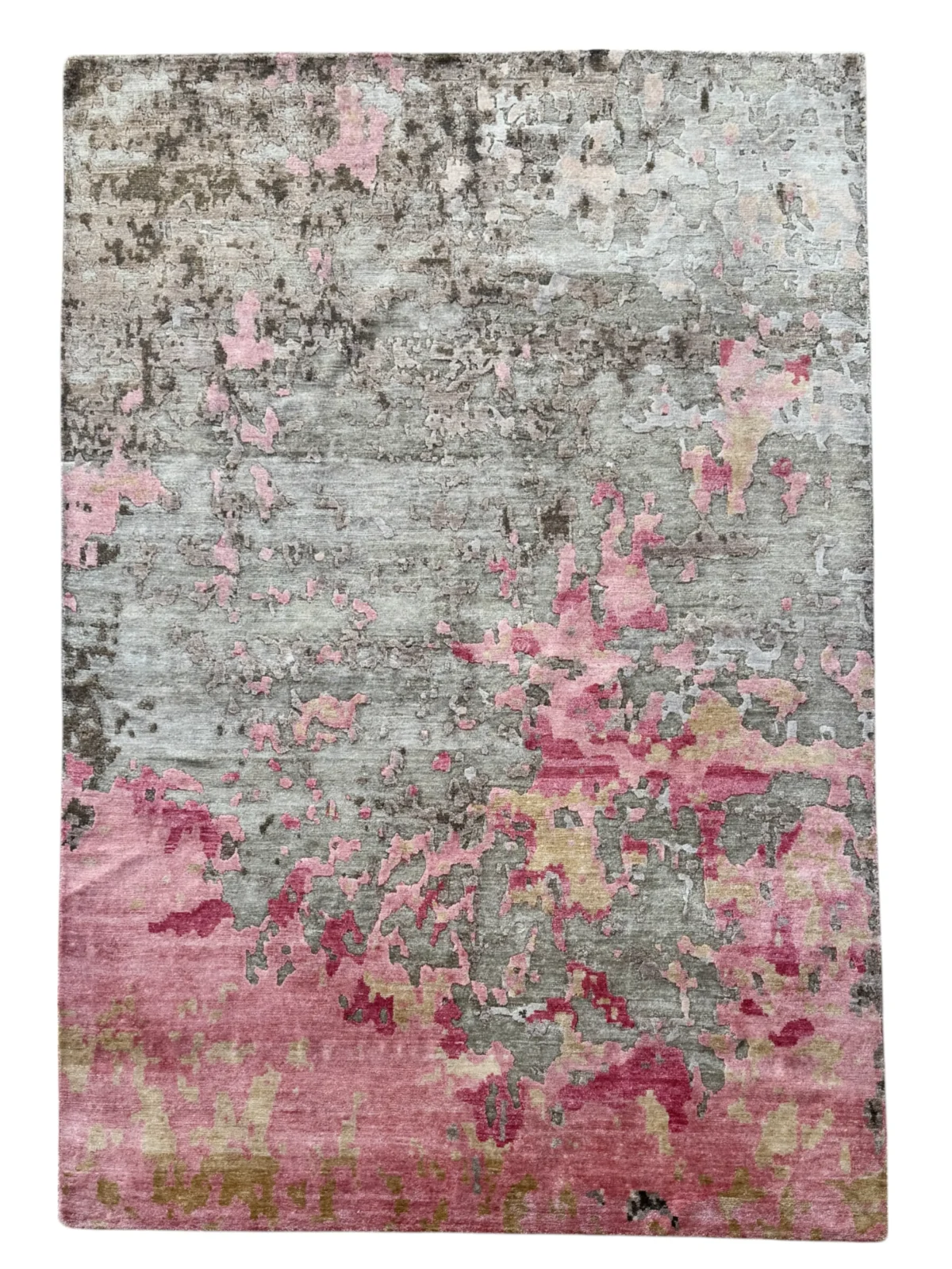 Tappeto Bambù e Seta 245x170 cm Design Moderno - immagine 1