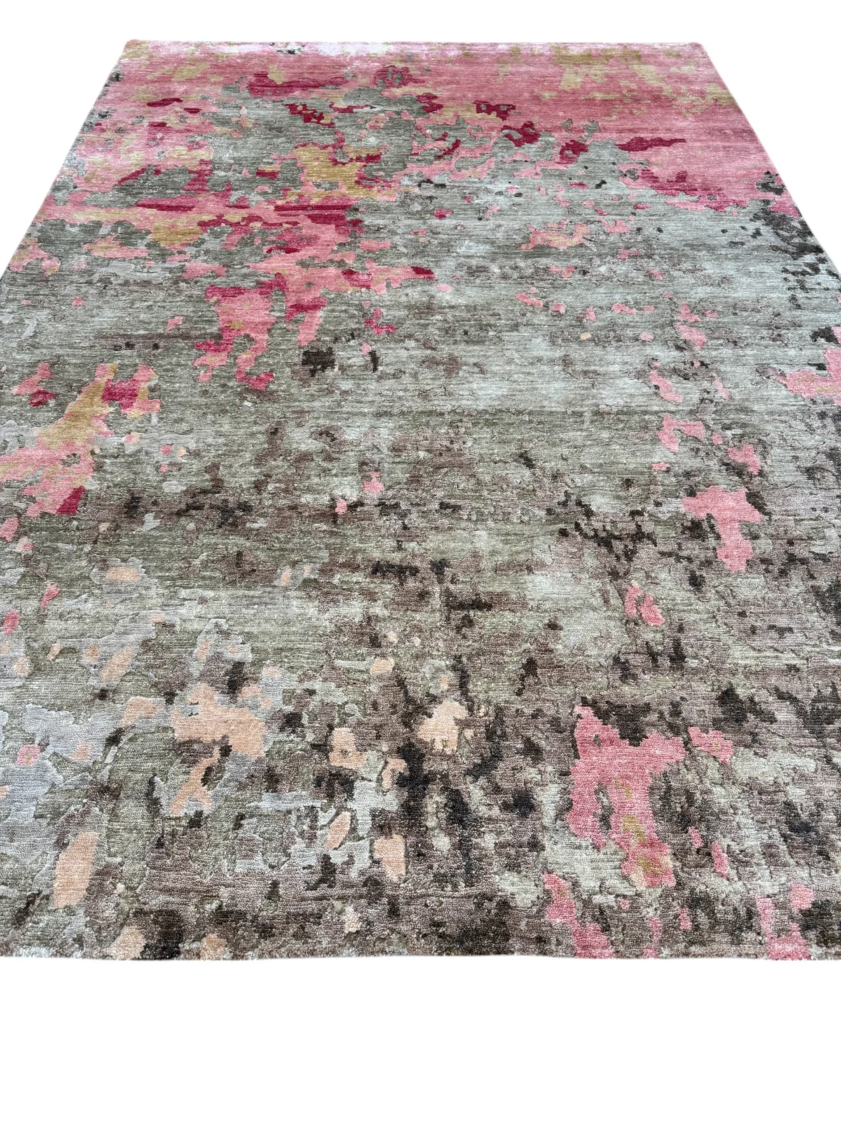 Tappeto Bambù e Seta 245x170 cm Design Moderno - immagine 9