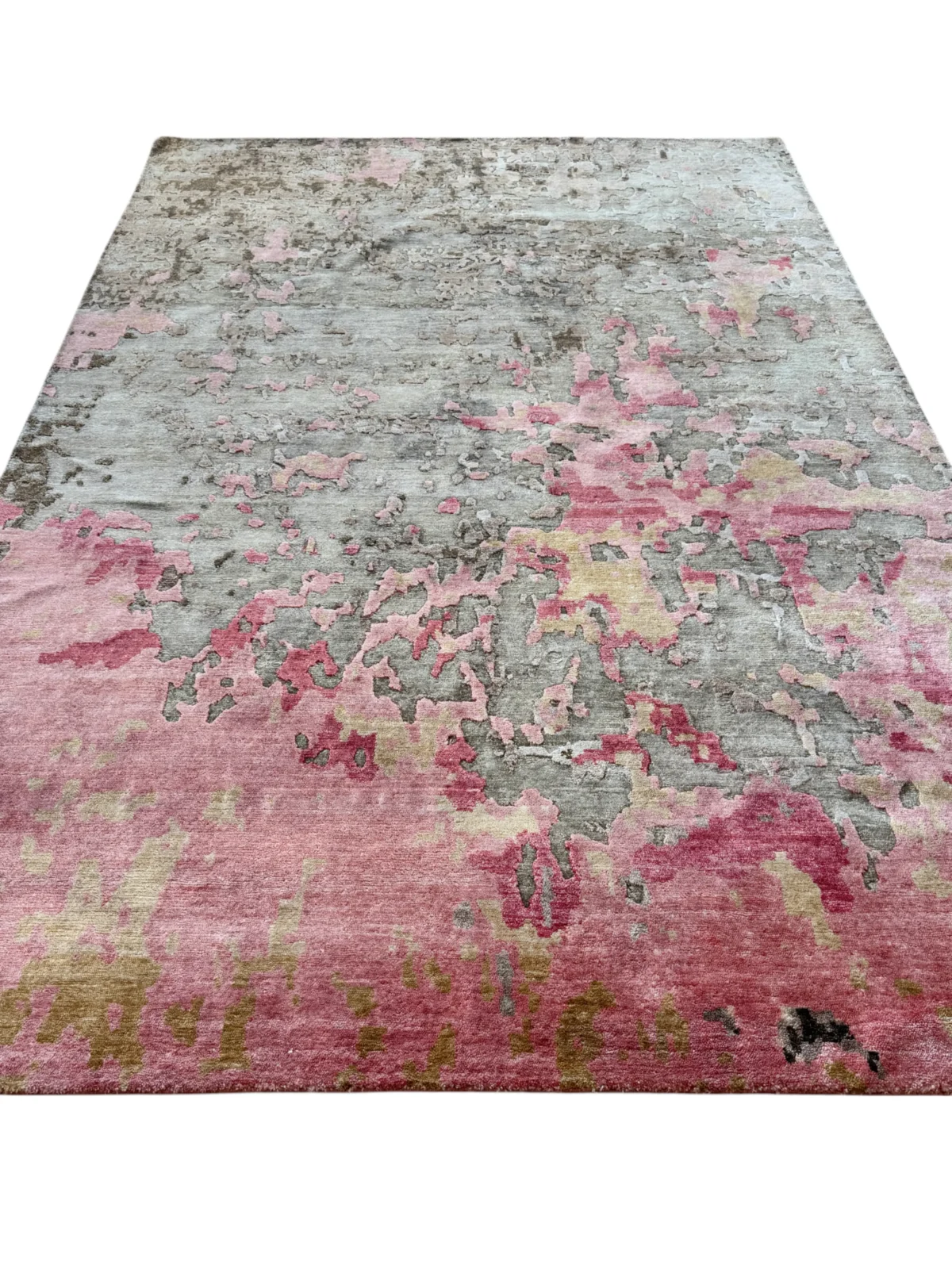 Tappeto Bambù e Seta 245x170 cm Design Moderno - immagine 8