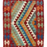 Tappeto Kilim Etnico Intrecciato 116x86 cm