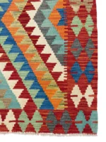 Tappeto Kilim Etnico Intrecciato 116x86 cm - immagine 5