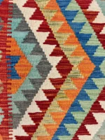 Tappeto Kilim Etnico Intrecciato 116x86 cm - immagine 4