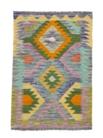 Tappeto Kilim Etnico Geometrico 119x82 cm