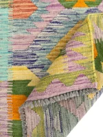 Tappeto Kilim Etnico Geometrico 119x82 cm - immagine 3