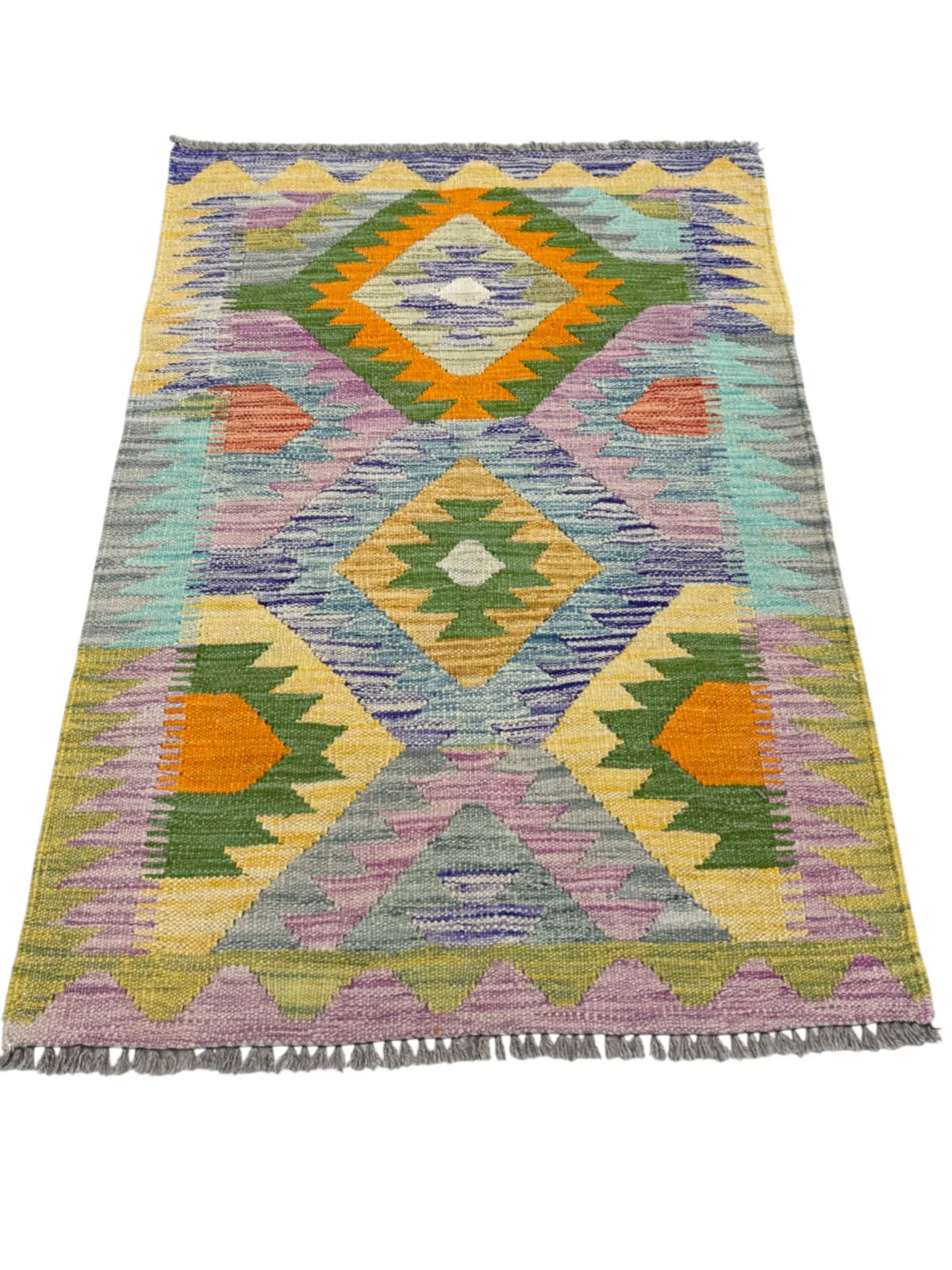 Tappeto Kilim Etnico Geometrico 119x82 cm - immagine 10