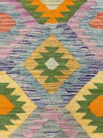 Tappeto Kilim Etnico Geometrico 119x82 cm - immagine 9
