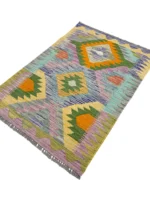 Tappeto Kilim Etnico Geometrico 119x82 cm - immagine 7