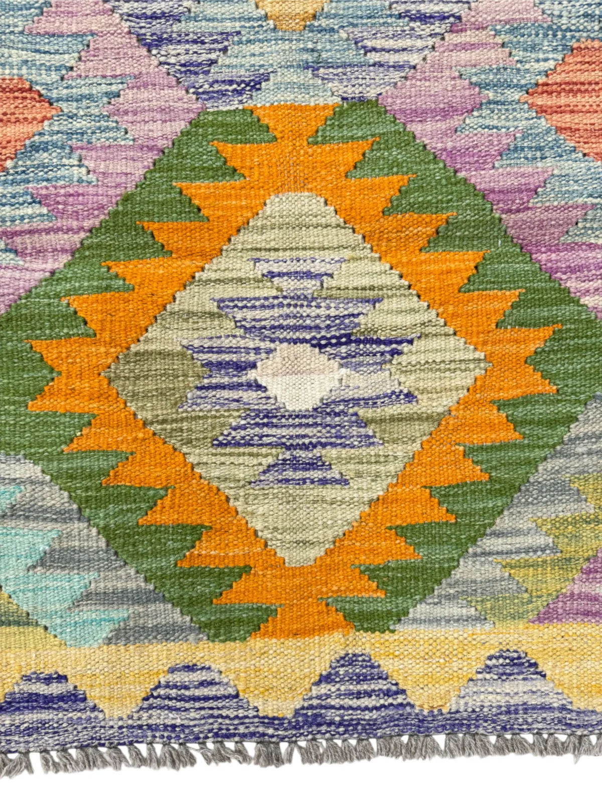 Tappeto Kilim Etnico Geometrico 119x82 cm - immagine 5