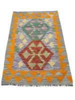Tappeto Kilim Etnico Intrecciato 122x83 cm - immagine 8