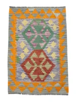 Tappeto Kilim Etnico Intrecciato 122x83 cm