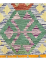 Tappeto Kilim Etnico Intrecciato 122x83 cm - immagine 6