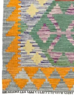 Tappeto Kilim Etnico Intrecciato 122x83 cm - immagine 5