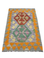 Tappeto Kilim Etnico Intrecciato 122x83 cm - immagine 4