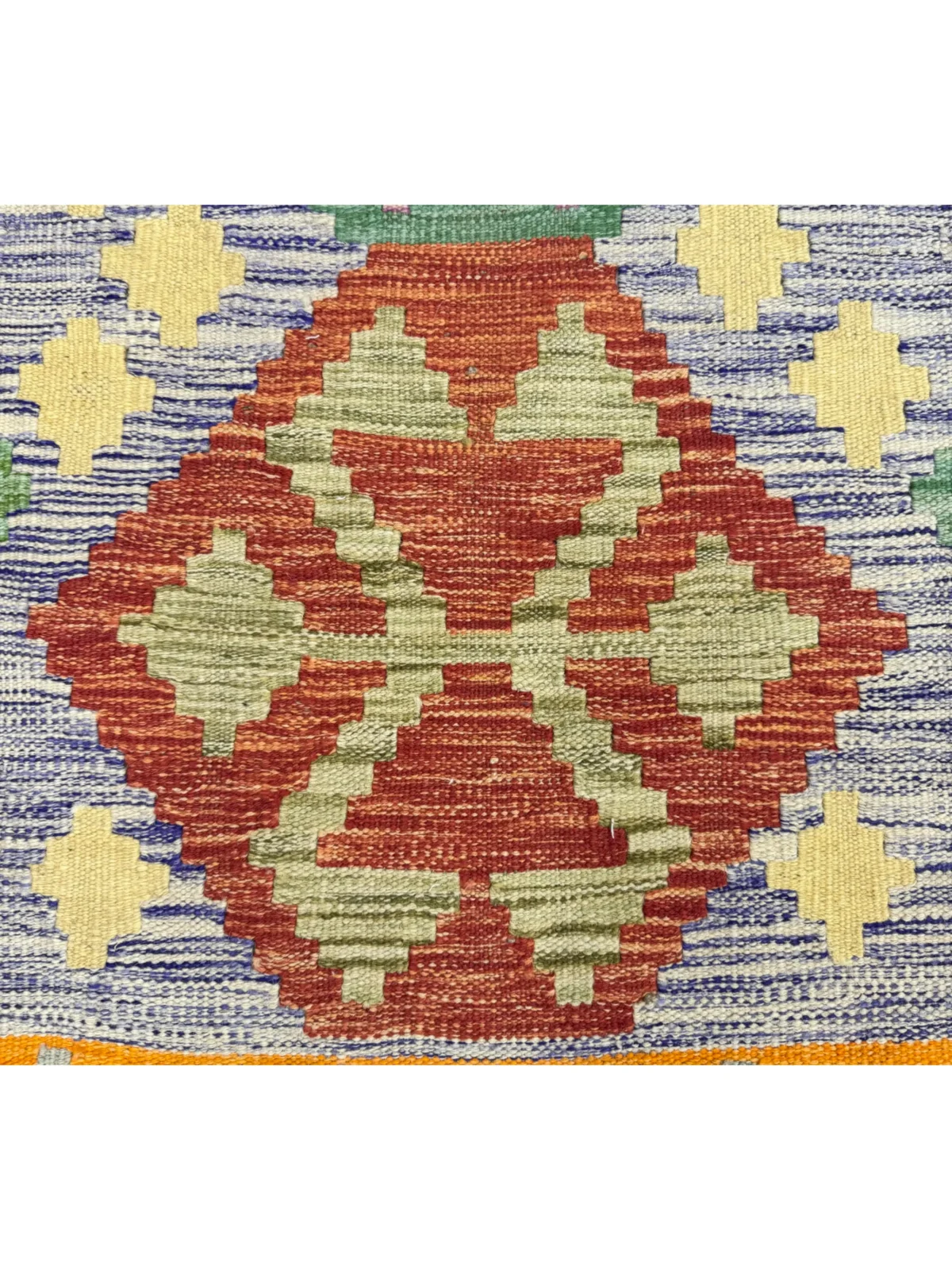 Tappeto Kilim Etnico Intrecciato 122x83 cm - immagine 2