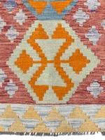 Tappeto Kilim Tradizionale 122x84 cm Colori Vivaci - immagine 6