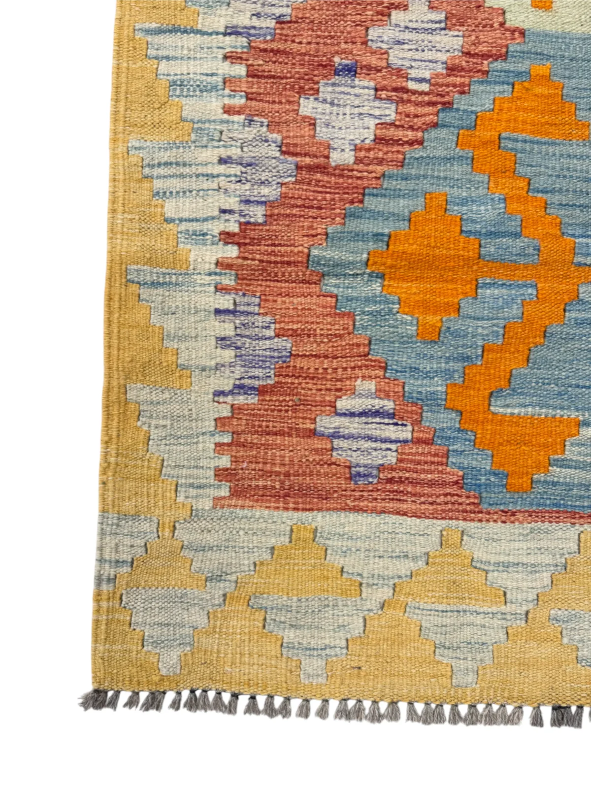 Tappeto Kilim Tradizionale 122x84 cm Colori Vivaci - immagine 2