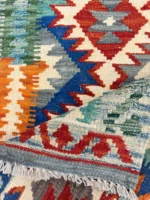 Tappeto Kilim Tradizionale Lana 193x68 cm - immagine 2