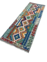 Tappeto Kilim Tradizionale Lana 193x68 cm - immagine 7