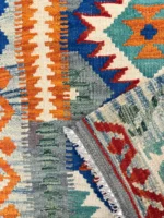 Tappeto Kilim Tradizionale Lana 193x68 cm - immagine 3