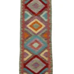 Tappeto Kilim Etnico Colorato 200x61 cm