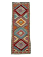 Tappeto Kilim Etnico Colorato 200x61 cm