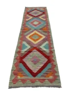 Tappeto Kilim Etnico Colorato 200x61 cm - immagine 6