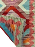 Tappeto Kilim Etnico Colorato 200x61 cm - immagine 3