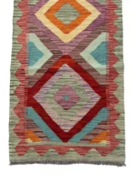 Tappeto Kilim Etnico Colorato 200x61 cm - immagine 2