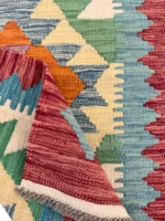 Tappeto Kilim Tradizionale Etnico 200x62 cm - immagine 4