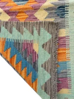 Tappeto Kilim Artigianale Etnico 202x58 cm - immagine 6