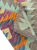 Tappeto Kilim Artigianale Etnico 202x58 cm - immagine 2